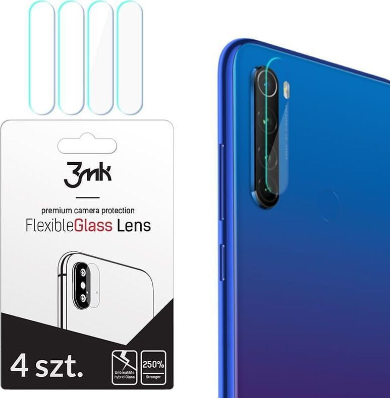 3MK Glass for the camera 3mk Flexible Glass x4 lens for Xiaomi Redmi Note 8T universal