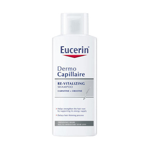 Eucerina Dermo Capillaire Re-Vitalizing Shampoo Шампунь от выпадения волос с кофеином и креатином, стимулирующий волосяные луковицы 250 мл