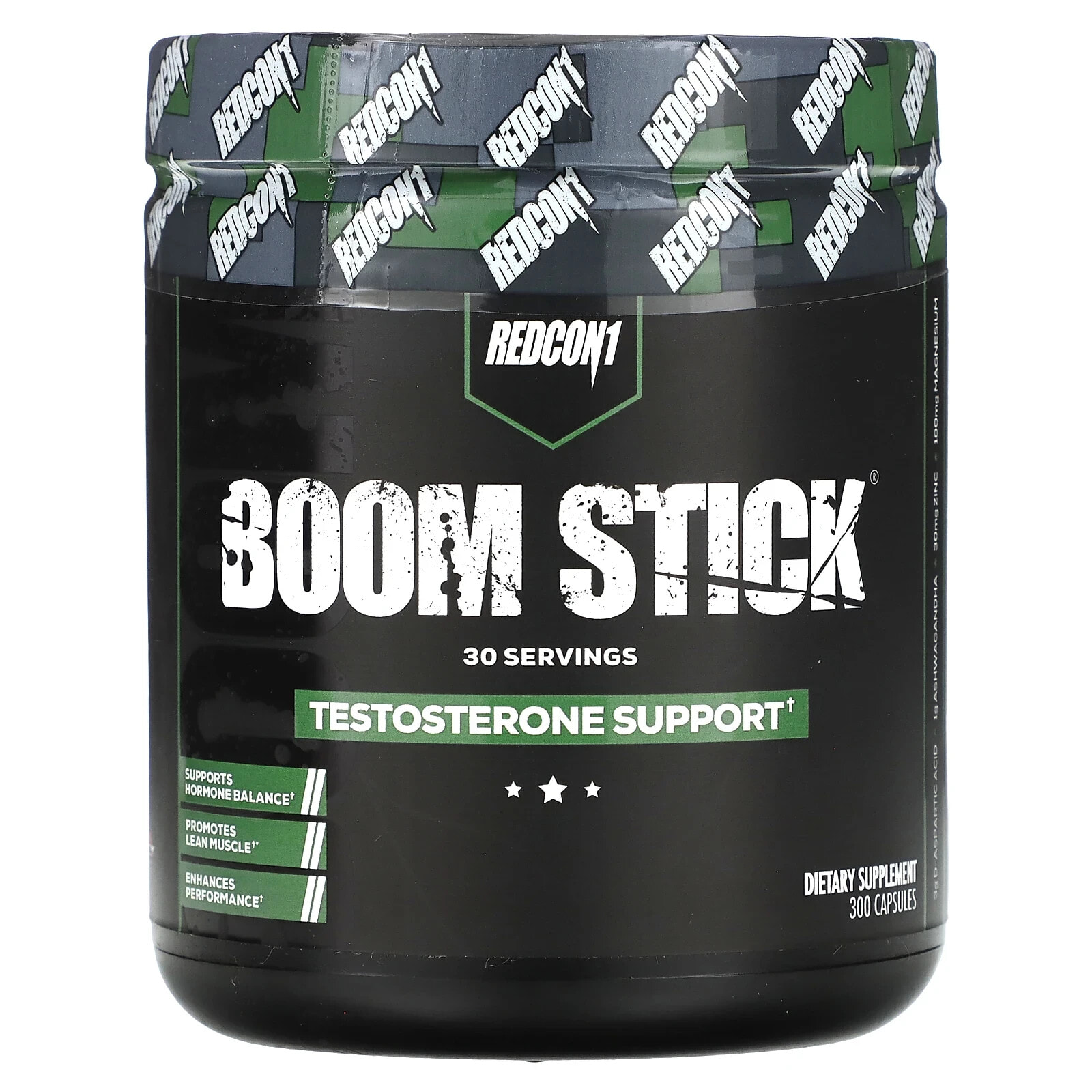 Boom Stick, Testosterone Support, 300 Capsules