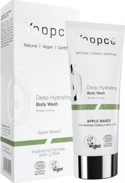 Yappco Deep Hydrating Micellar Body Wash Интенсивно увлажняющий мицеллярный гель для сухой, обезвоженной и нормальной кожи 200 мл