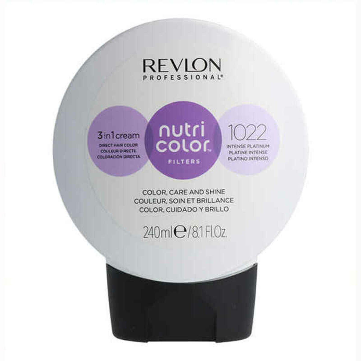 Permanent Dye Nutri Color Revlon Nutri Color 1022 Platinum (240 ml)