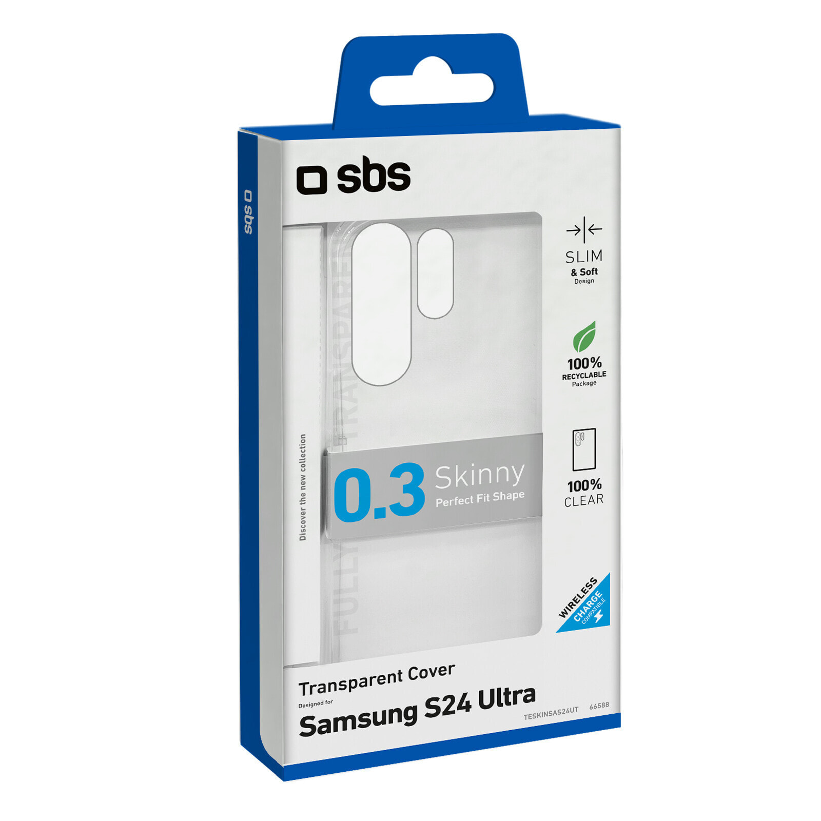 SBS Skinny Cover für Samsung Galaxy S24 Ultra transparent