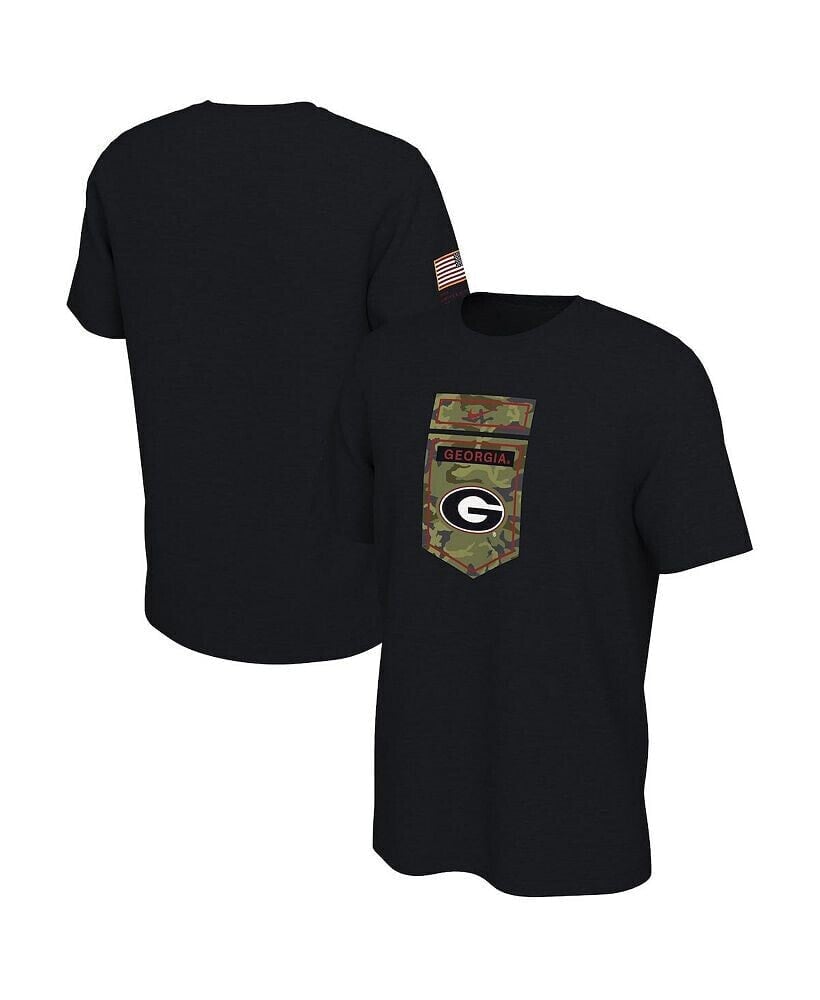 Nike men's Black Georgia Bulldogs Veterans Camo T-shirt