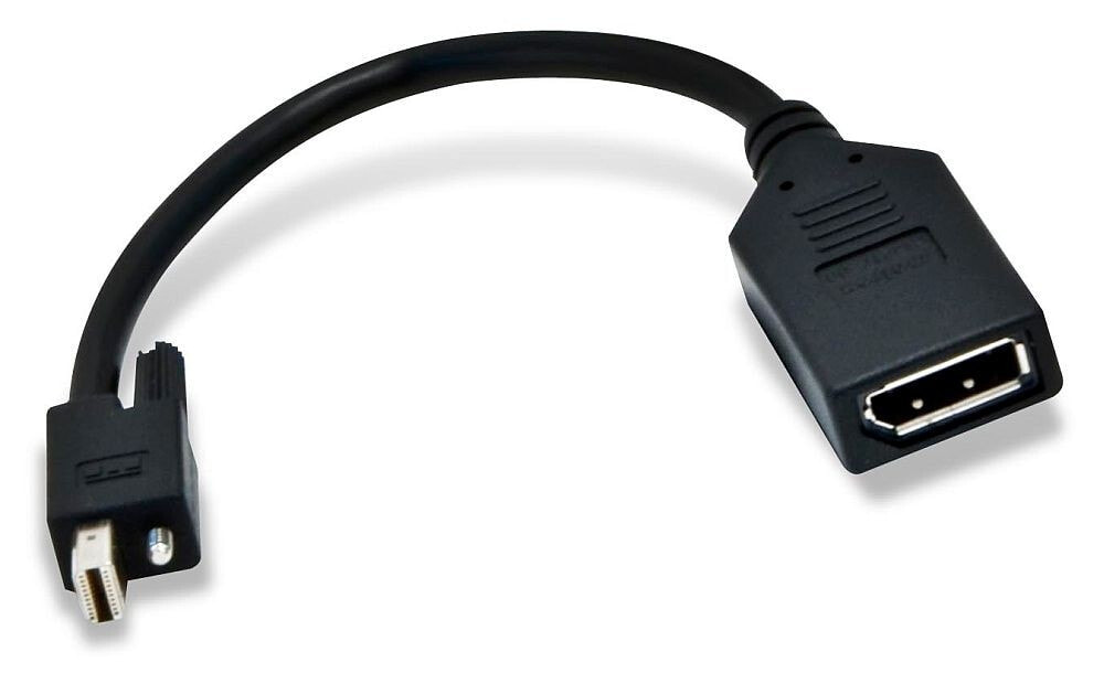 Matrox CAB-MDP-DPF кабельный разъем/переходник Mini DisplayPort DisplayPort Черный