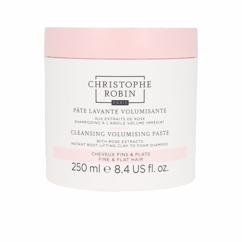 Christophe Robin Cleansing Volumising Paste  Очищающая паста для придания объема тонким волосам, с глиной и экстрактом розы 250 мл