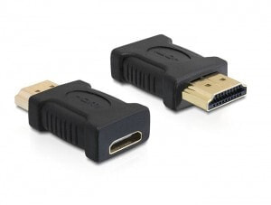 DeLOCK 65262 кабельный разъем/переходник 19 pin HDMI - A 19 pin HDMI - C Черный