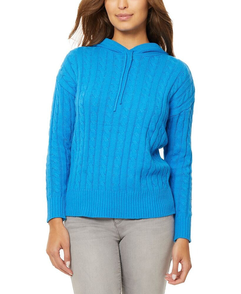 Women's Ribbed Hoodie Sweater