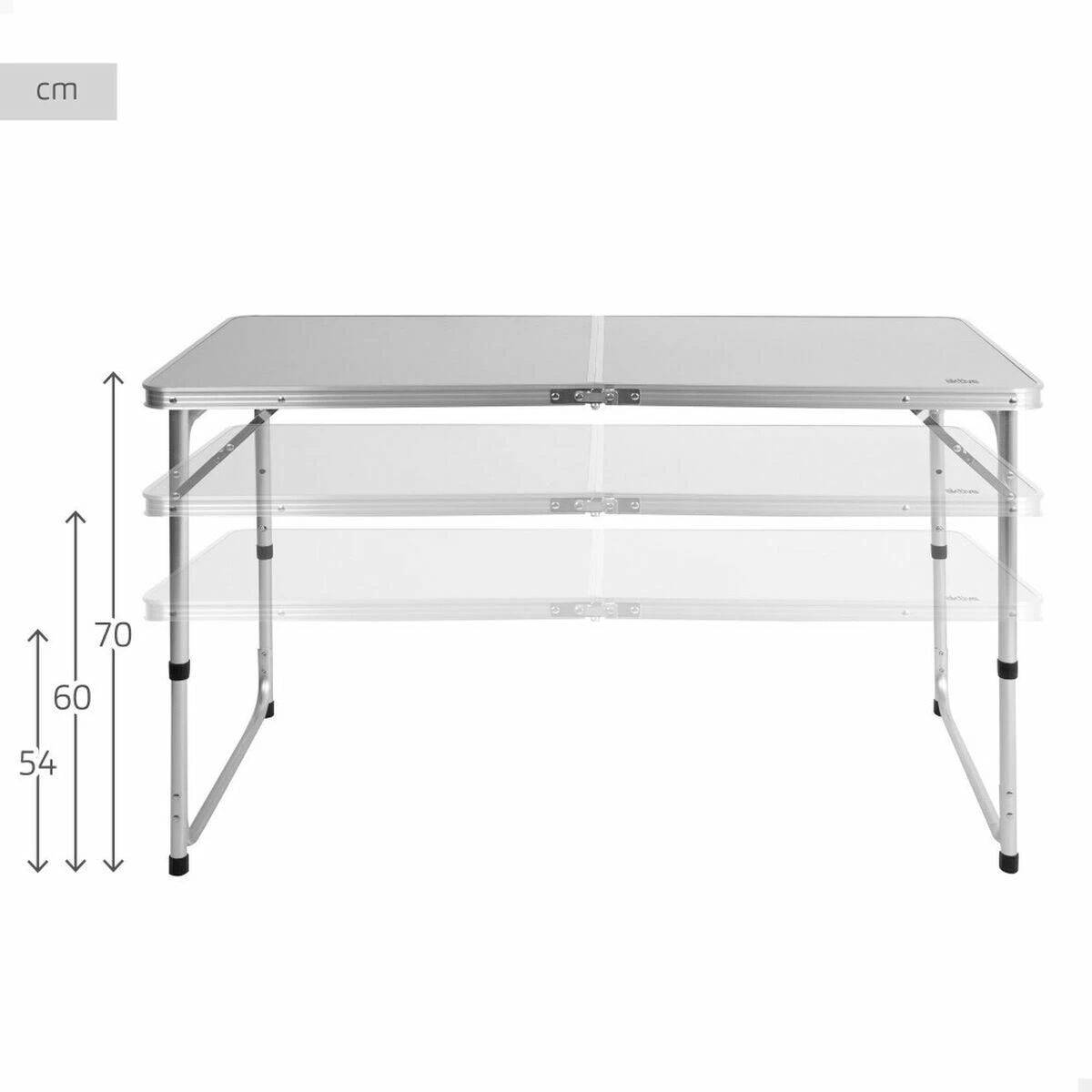 Folding Table Aktive 120 x 70 x 60 cm
