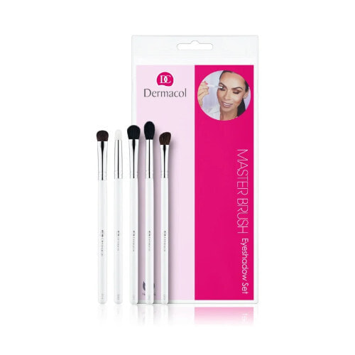 Кисть для теней Dermacol Cosmetic brush set with case and Master Brush (Eyeshadow Set)