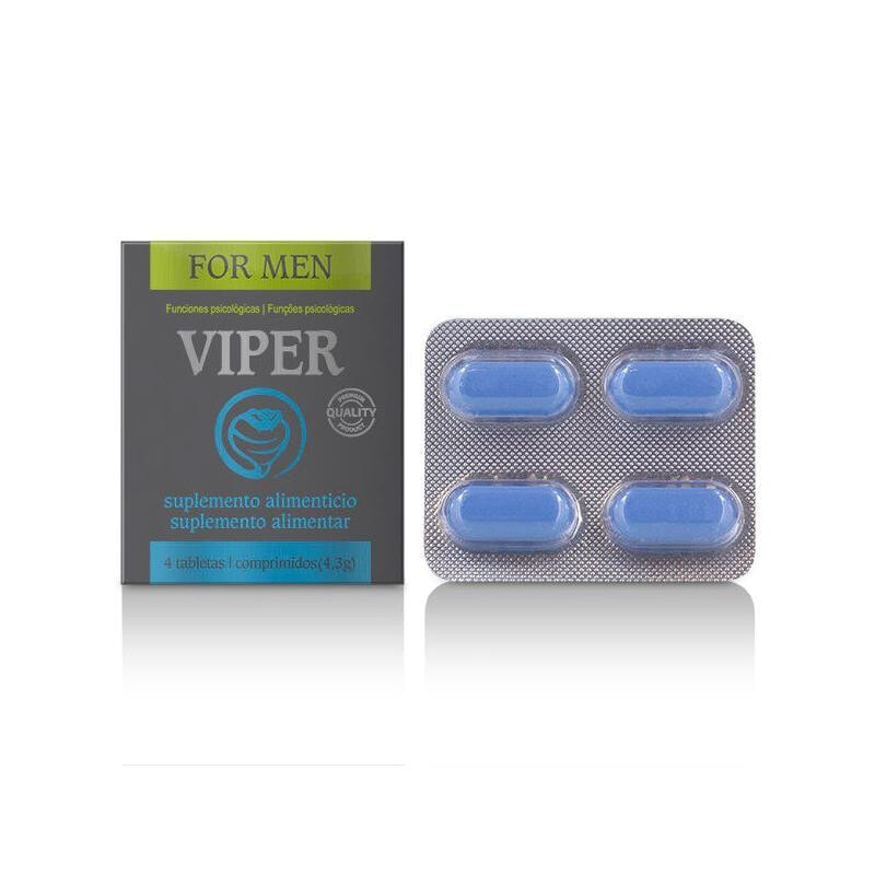 Интимный крем или дезодорант COBECO PHARMA Male Booster Viper 4 Tabs