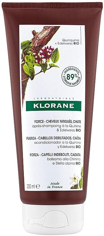 Haarspülung mit Edelweiß - Klorane Strength Tired Hair & Fall Conditioner With Quinine And Edelweiss Organic