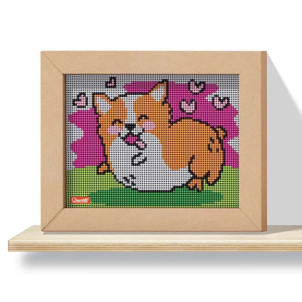 QUERCETTI Pixel Art 4 Tav. Kawaii Corgi