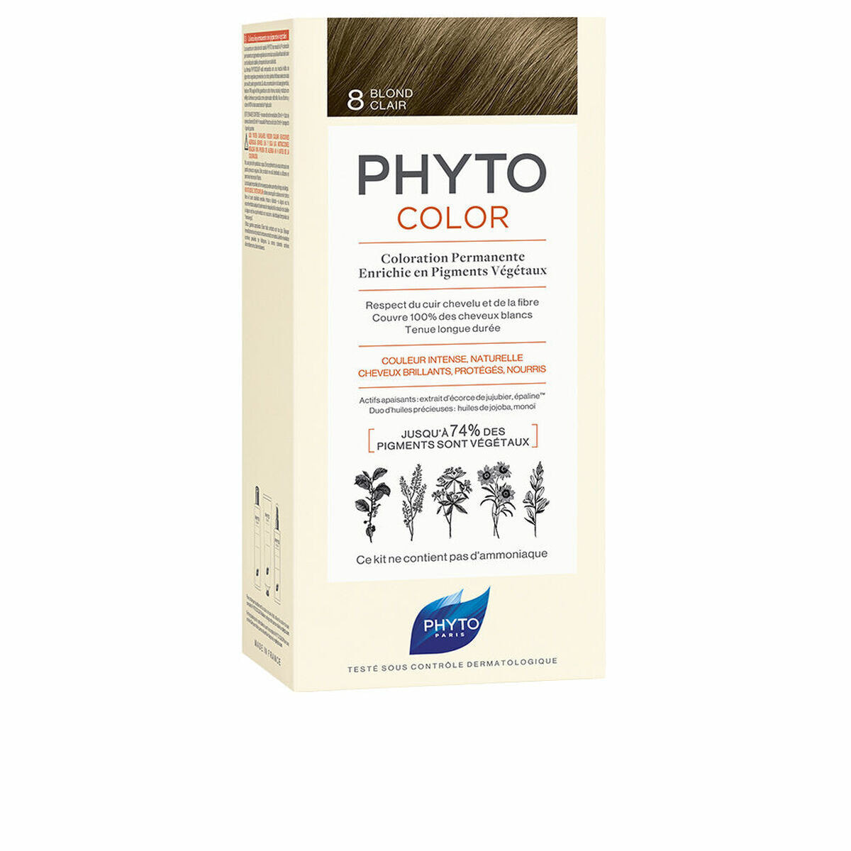 Перманентный краска PHYTO PhytoColor 8-rubio claro Без аммиака