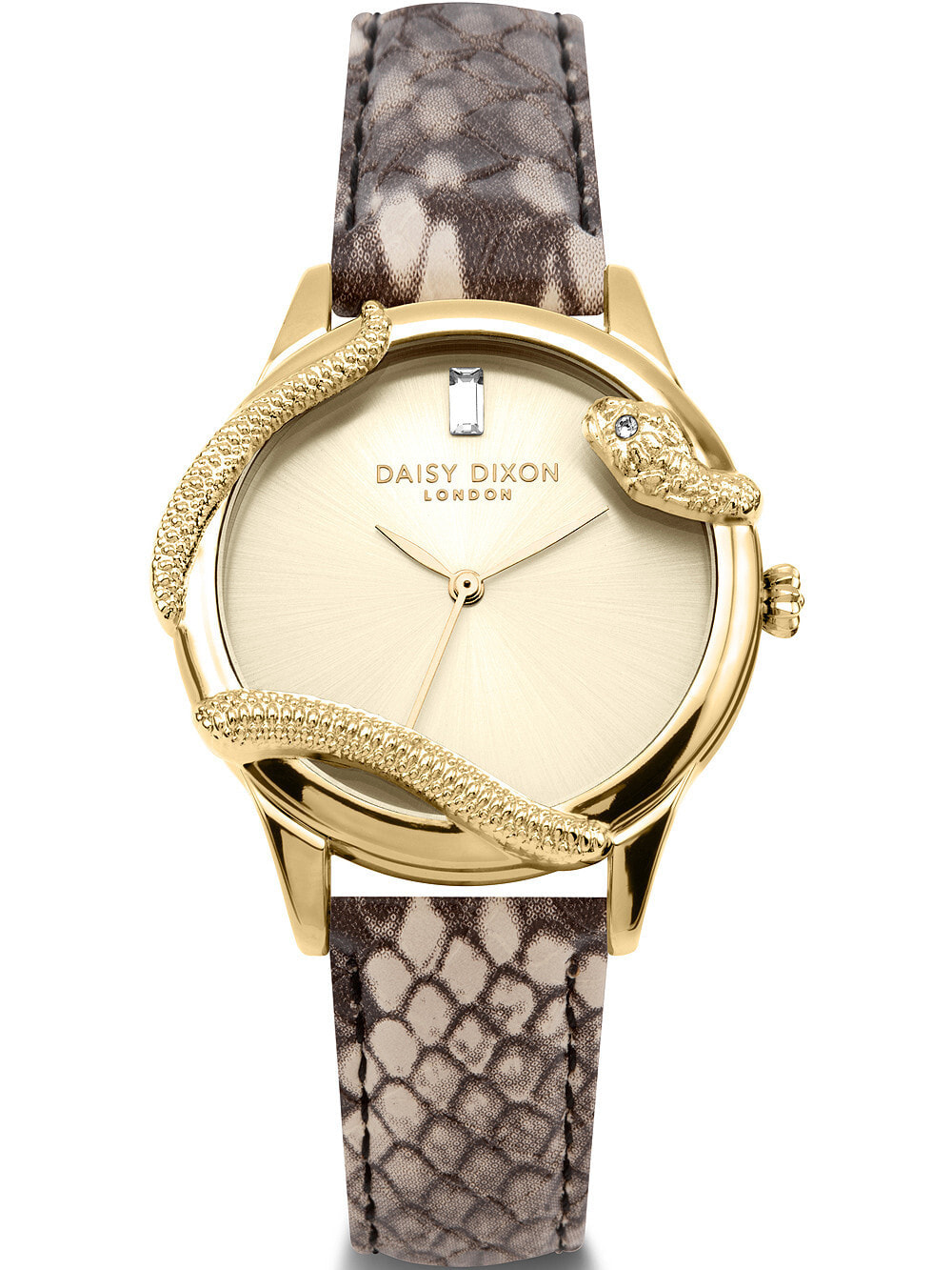 Женские наручные кварцевые часы DAISY DIXON ремешок из телячьей кожи. Водонепроницаемость-3 АТМ. Защищенное от царапин минеральное стекло.