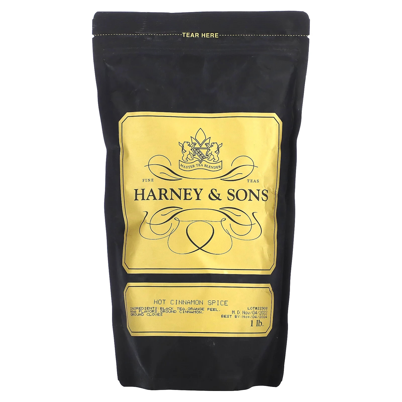Harney & Sons, Чай со специями с корицей, 1 фунт