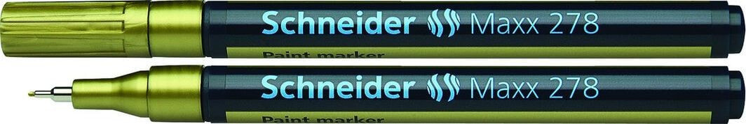 Набор фломастеров для рисования Schneider Marker olejowy SCHNEIDER Maxx 278, 0,8 mm, złoty - 4004675009630