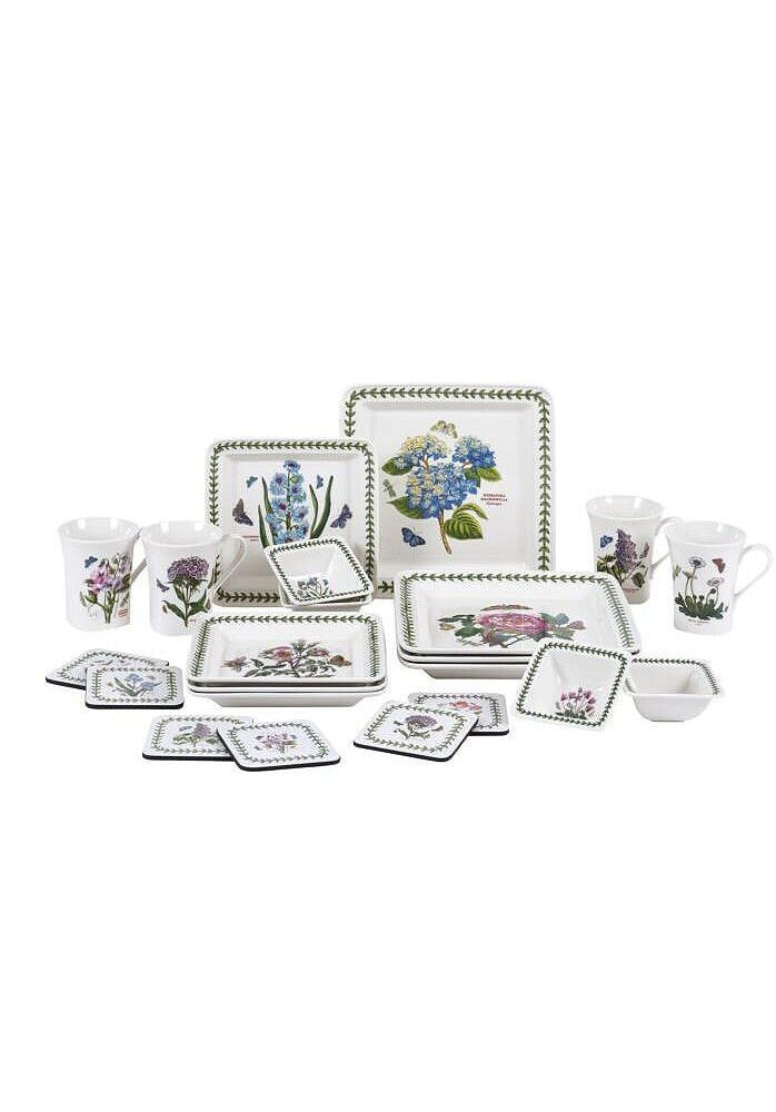 Portmeirion botanic Garden 22-PC Square Dinnerware Set, Exclusive to Macy’s