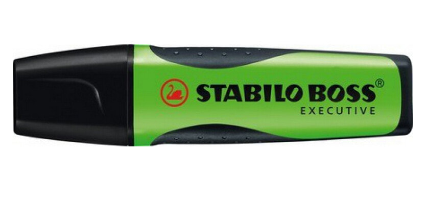 STABILO Boss Executive маркер Зеленый Тонкий кистевидный наконечник 73/52