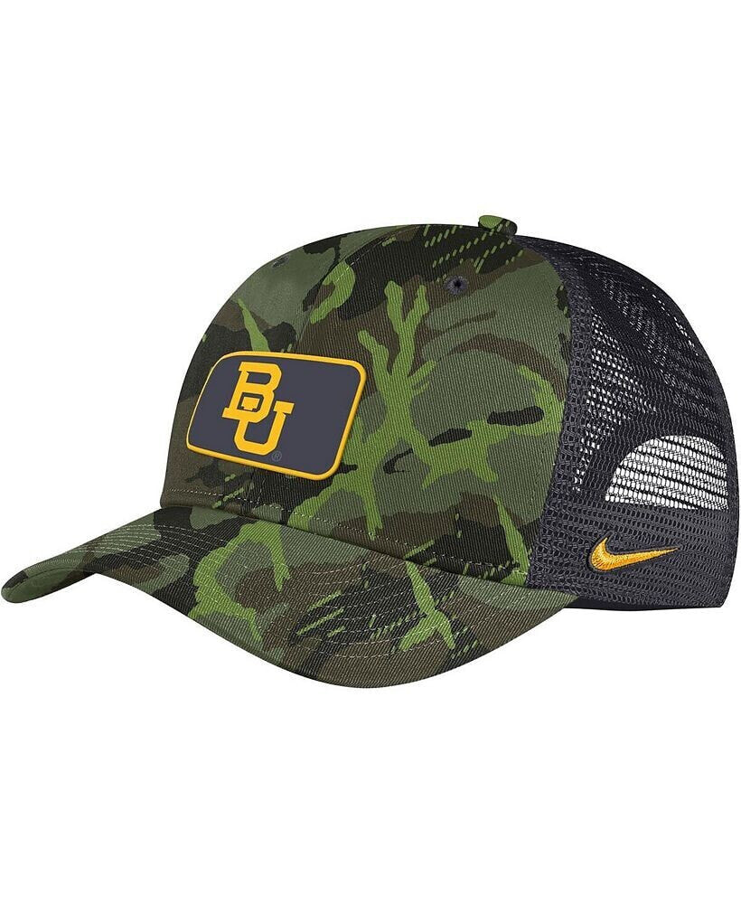 Nike men's Camo, Black Baylor Bears Classic99 Veterans Day Trucker Snapback Hat