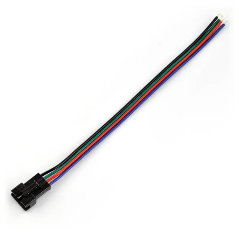 Connector for RGB LED strips - socket