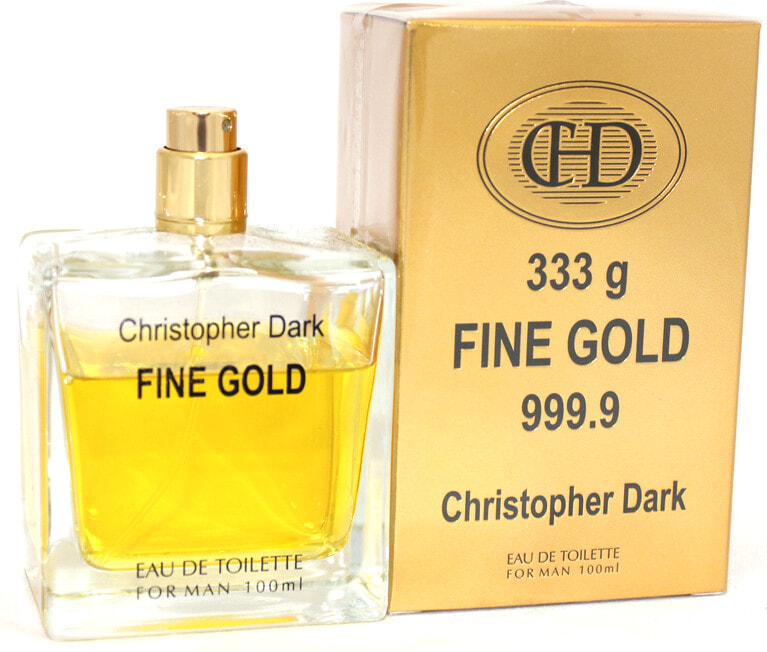 Недорогой аромат для мужчин Christopher Dark Fine Gold EDT 100 ml