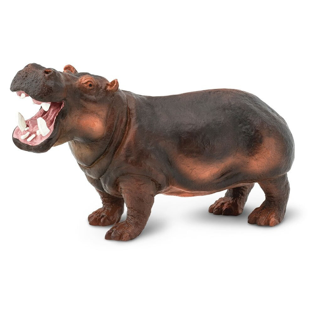 SAFARI LTD Mouth Open Hippopotamus Figure