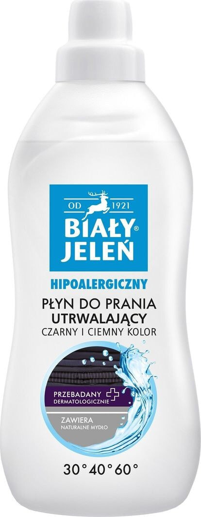 Biały Jeleń Biały Jeleń Hipoalergiczny Płyn do prania utrwalający - czarny i ciemny kolor 1L