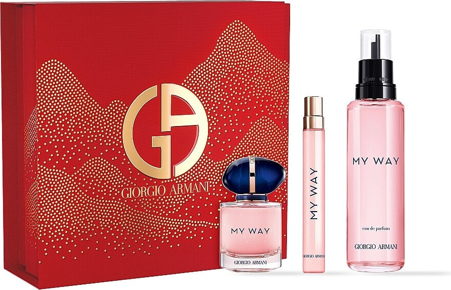 Giorgio Armani My Way - Set (Eau de Parfum/100ml +Eau de Parfum/30ml + Eau de Parfum (Mini)/10ml)