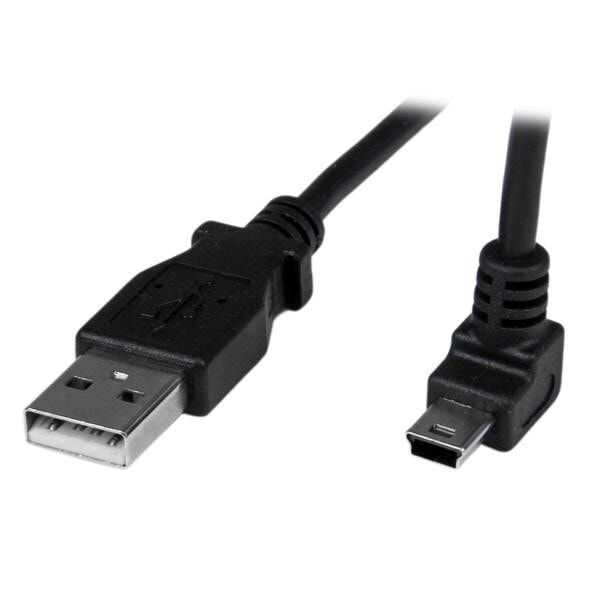 StarTech.com 1m, Mini USB-A - Mini-B USB кабель 2.0 USB A Mini-USB B Черный USBAMB1MU