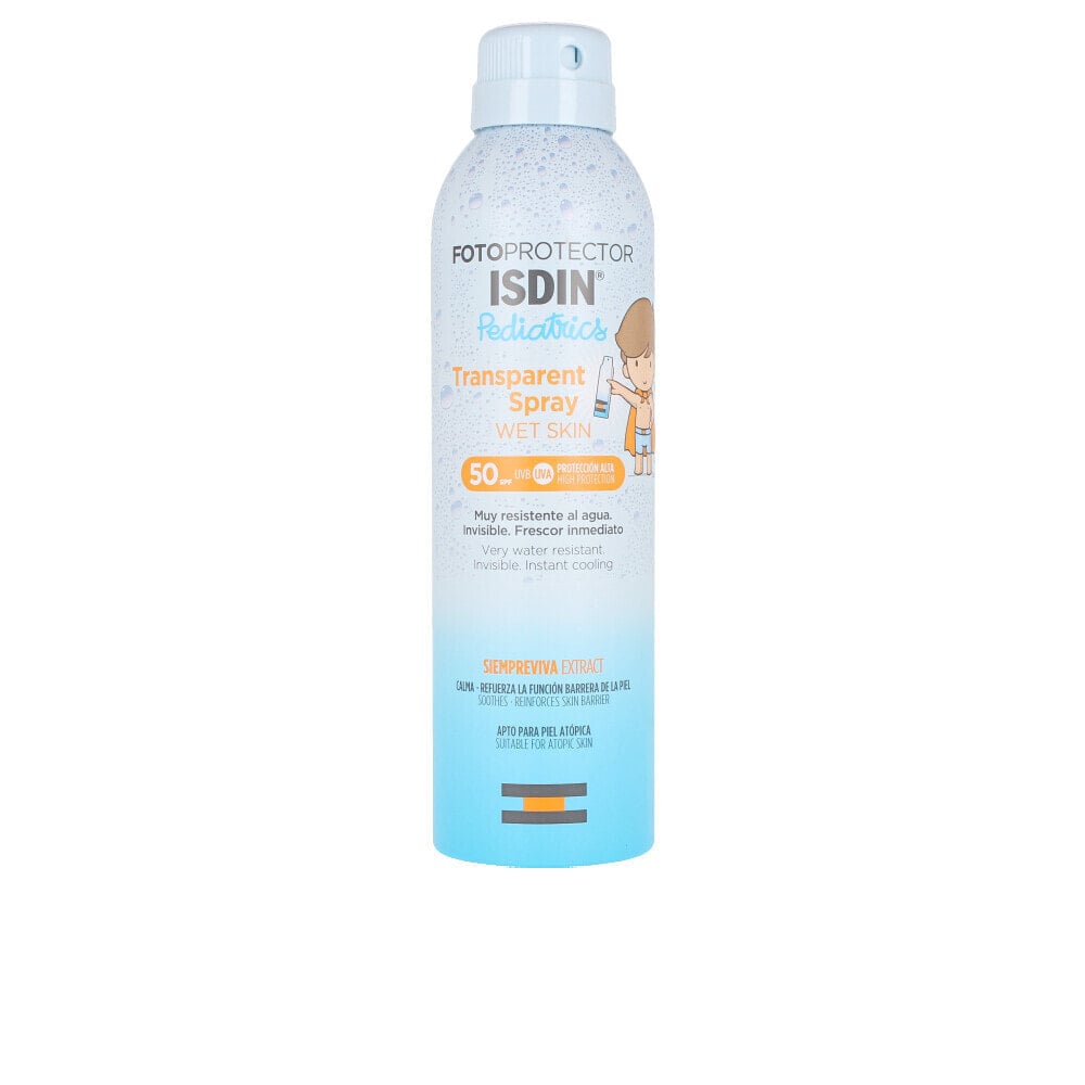 Средство для загара и защиты от солнца Isdin FOTOPROTECTOR wet skin transparent spray 50+ 250 ml      