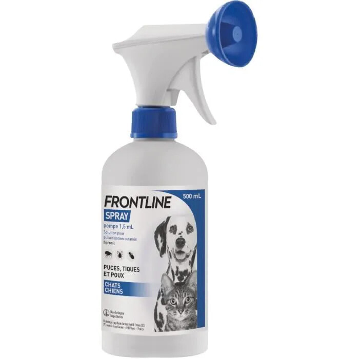 Средство от блох и клещей для животных FRONTLINE Spray - Floh- und Zeckenschutz fr Hunde und Katzen - 250 ml