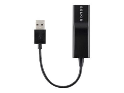 Belkin USB-A auf Ethernet Adapter, Schwarz