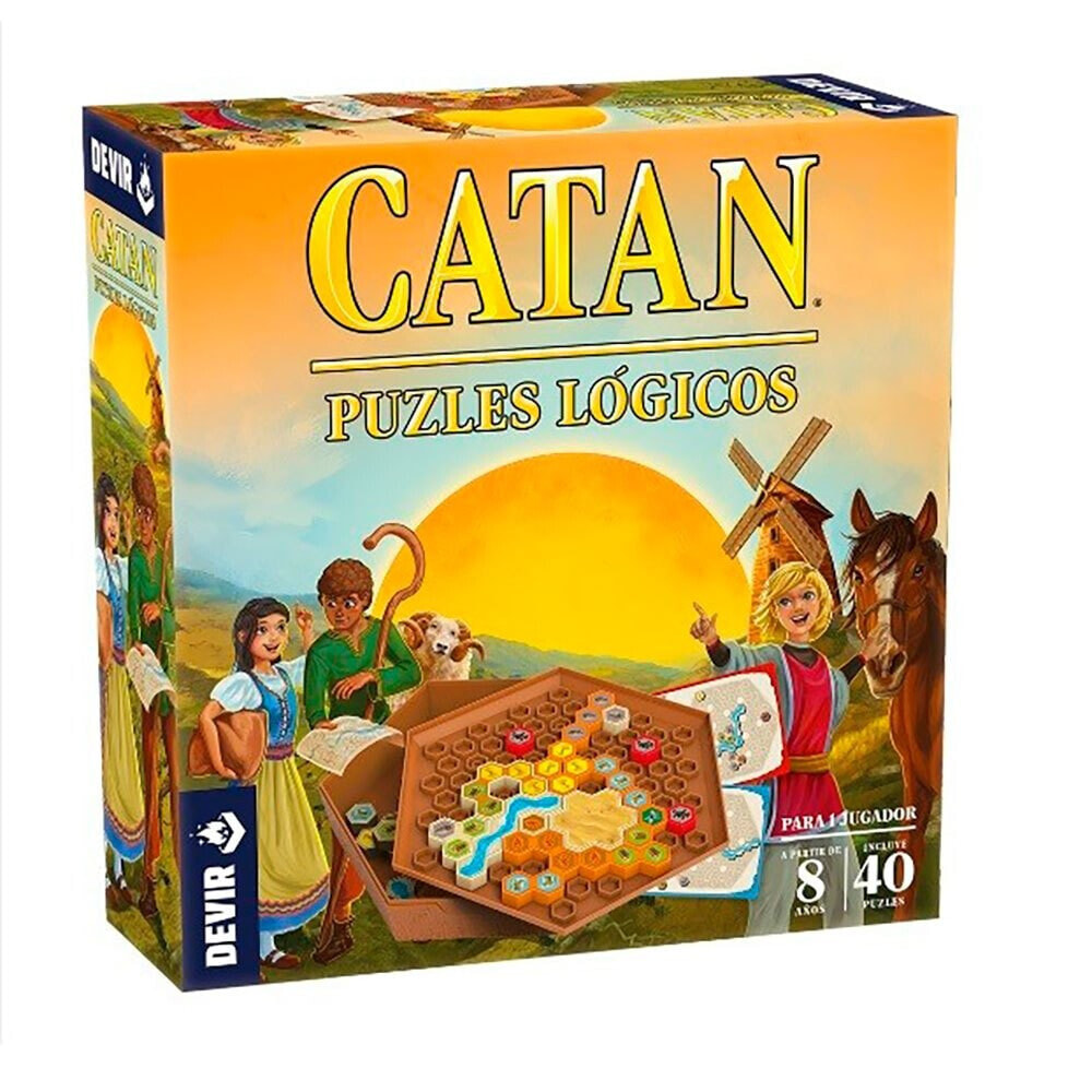 DEVIR IBERIA Catan Logic PuzzlesBoard Game — купить недорого с доставкой,  16093732