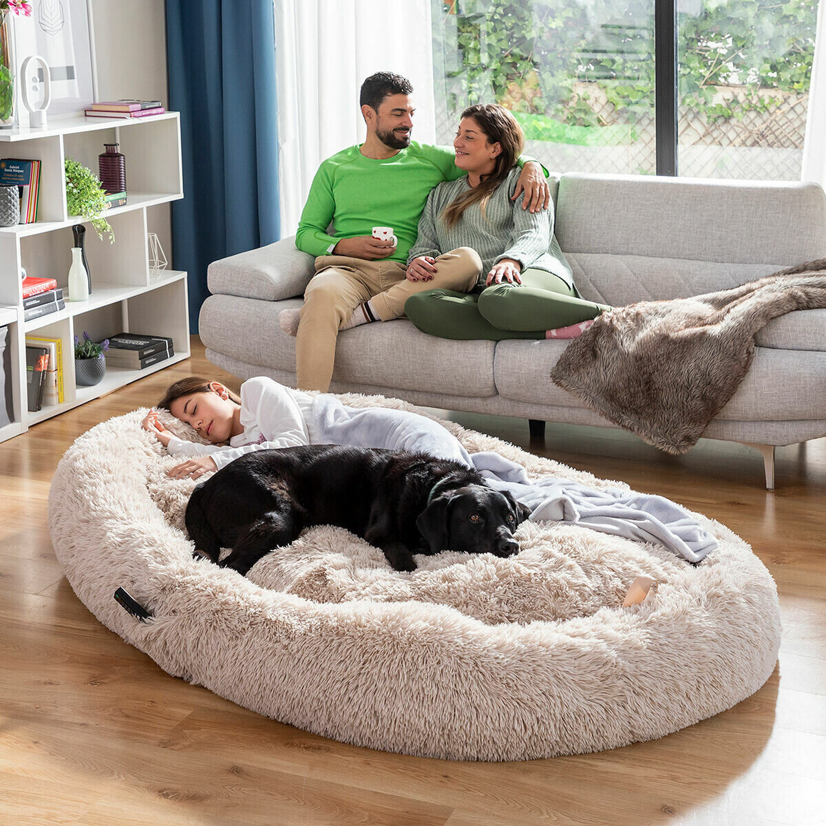 Лежанка для собак и людей | Human Dog Bed XXL InnovaGoods Beige InnovaGoods  купить от 26425 рублей в интернет-магазине ShopoTam, товары для дома  InnovaGoods