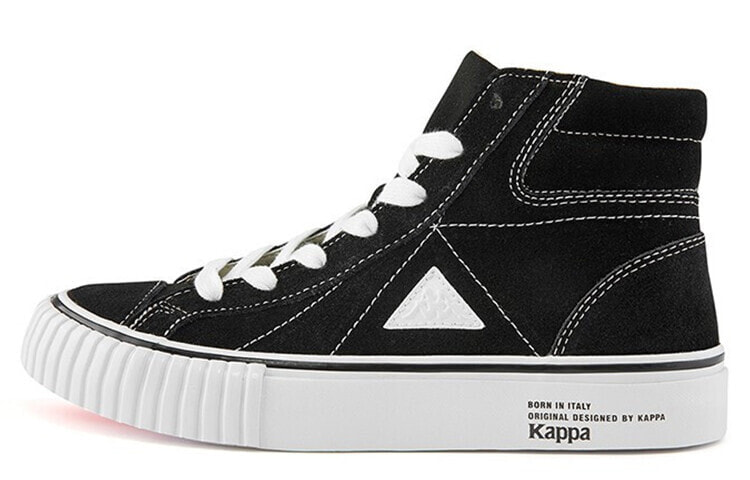Kappa 串标 高帮 板鞋 男女同款 黑色 / Кроссовки Kappa K0AZ5VS21-990