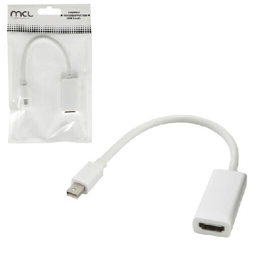 MCL Samar MCL CG-292CZ - 0.1 m - mini DisplayPort - HDMI - White - Male/Female
