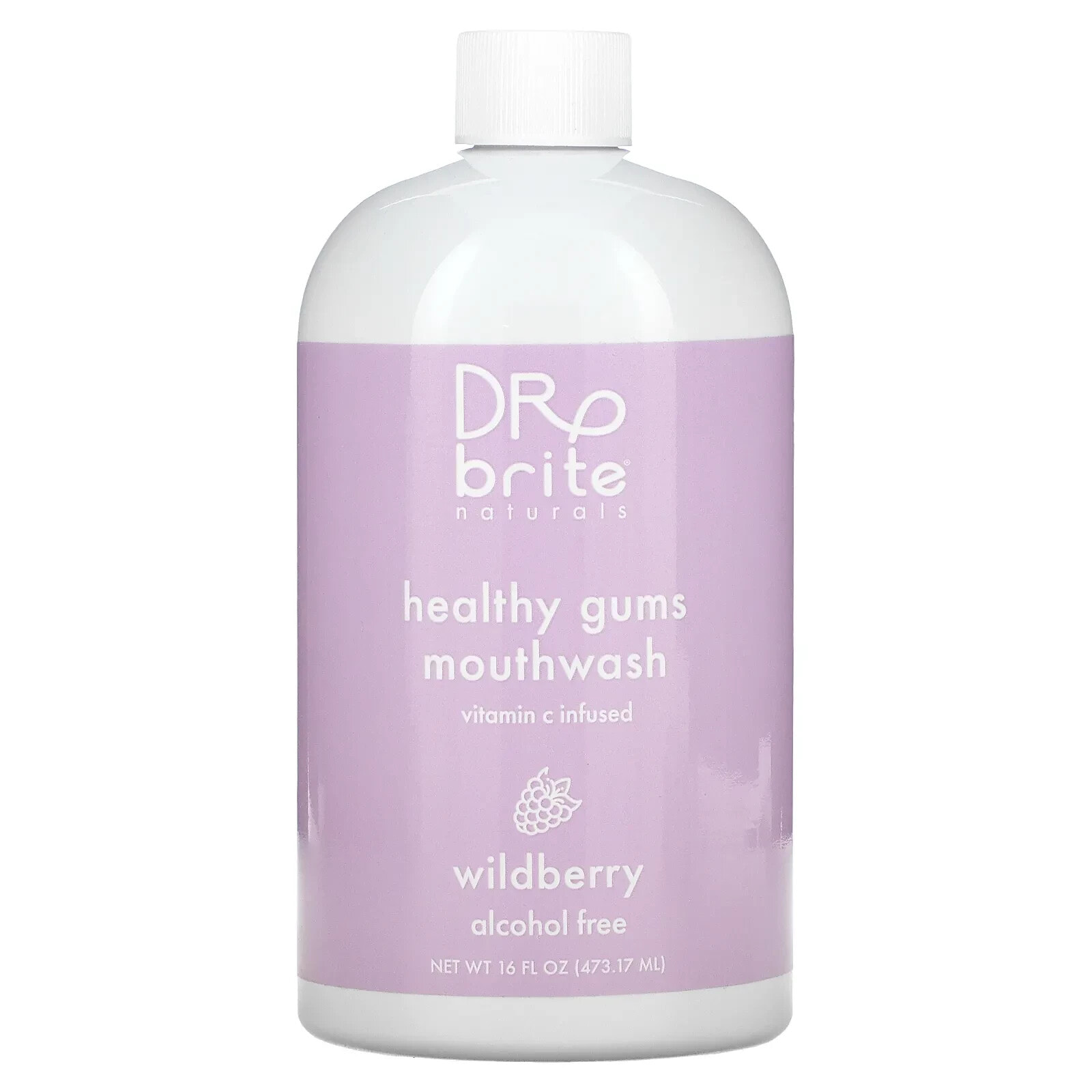 Dr. Brite, Healthy Gums Mouthwash, Alcohol-Free, Wildberry, 16 fl oz (473.17 ml)