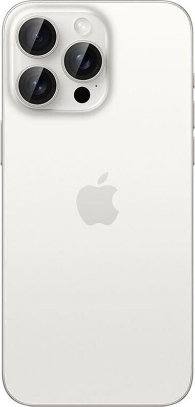 Spigen Spigen Glass tR EZ Fit Optik Pro 2 Pack, white titanium - iPhone 15 Pro/15 Pro Max