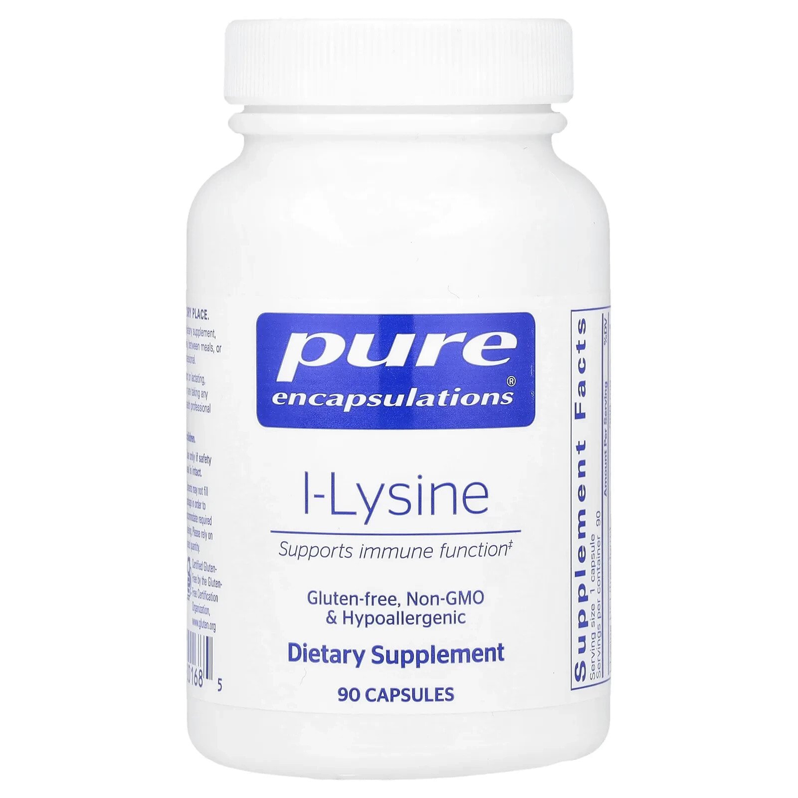 L-Lysine, 90 Capsules