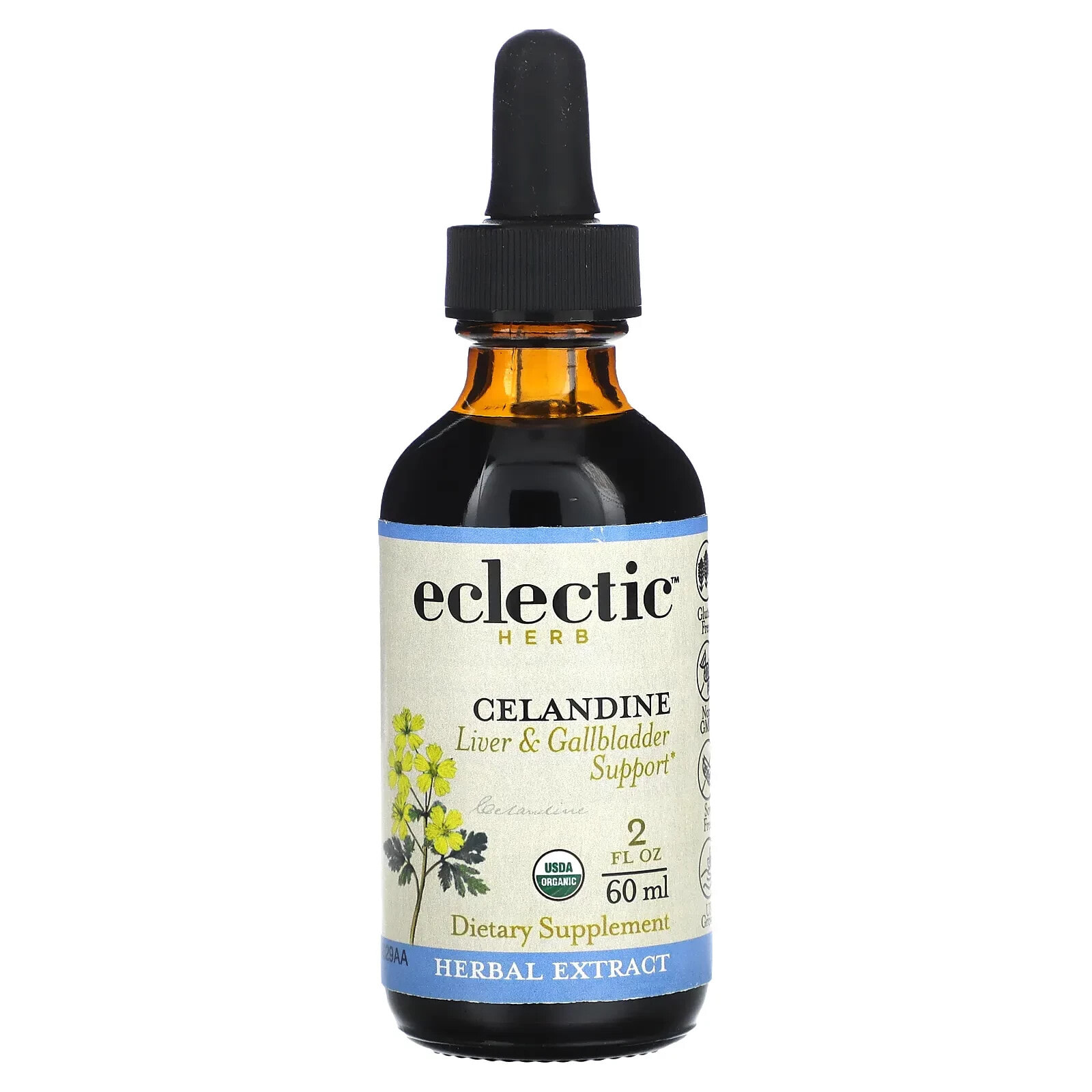 Eclectic Institute, Celandine Extract, 250 mg, 2 fl oz (60 ml)