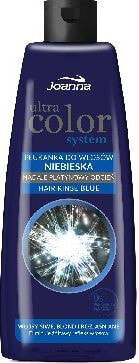 Joanna Ultra Color System Hair Rinse Blue Оттеночный ополаскиватель для осветленных и седых волос, оттенок голубой  150 мл