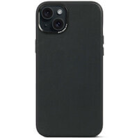 Leather Backcover für iPhone 15 Plus Black