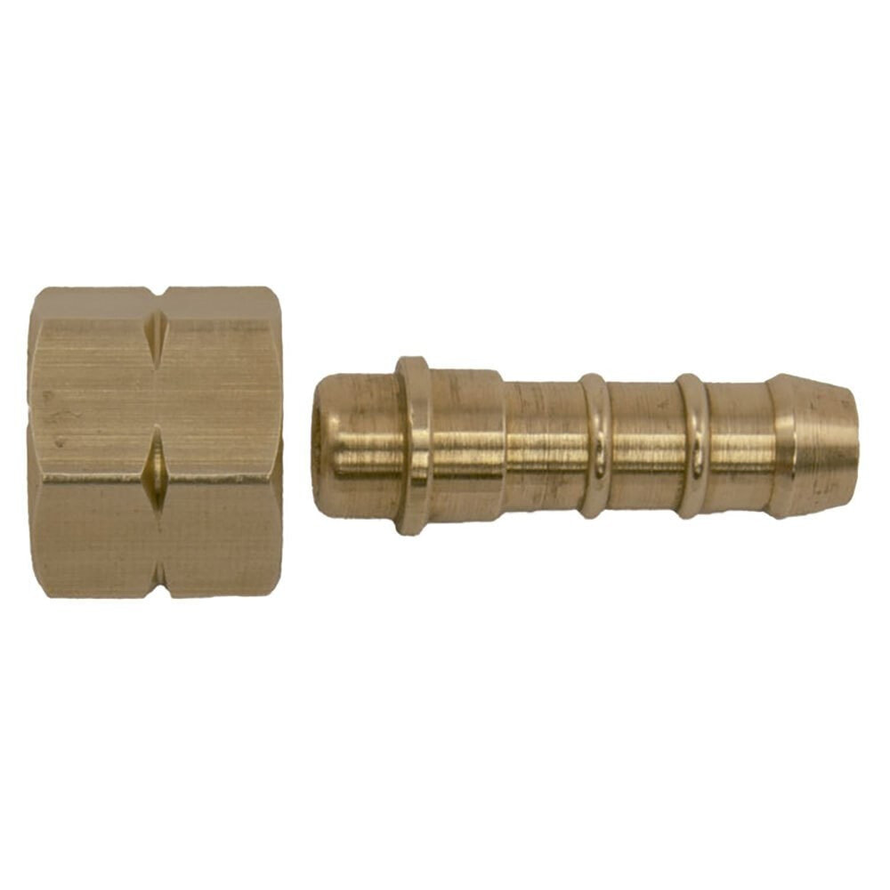 TALAMEX Straight Joint Brass 1/4´´ Right-Handed Threadx8 mm Hose Tail