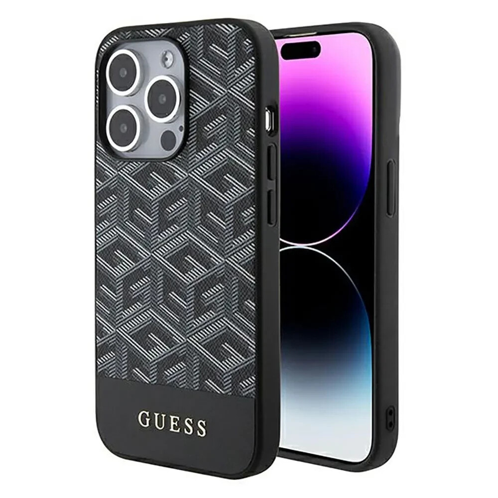 GUESS Guhmp15Xhgcfsek iPhone 15 Pro Max 6.7 Gcube Stripes phone case