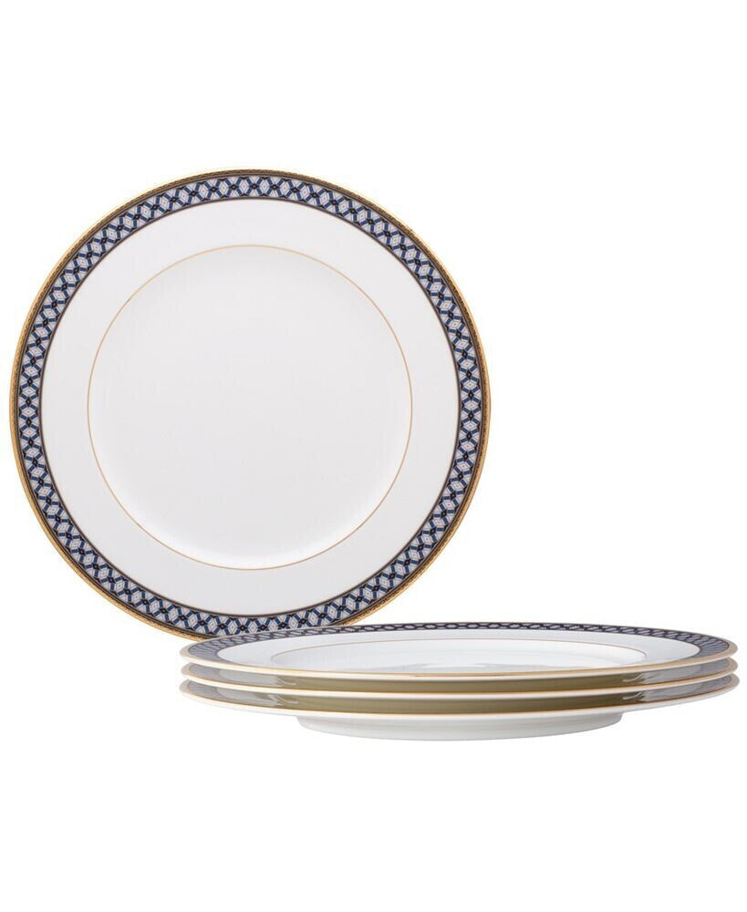 Blueshire Set of 4 Dinner Plates, Service For 4