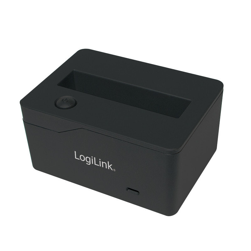 LogiLink QP0025 док-станция для накопителей USB 3.2 Gen 1 (3.1 Gen 1) Type micro-B Черный