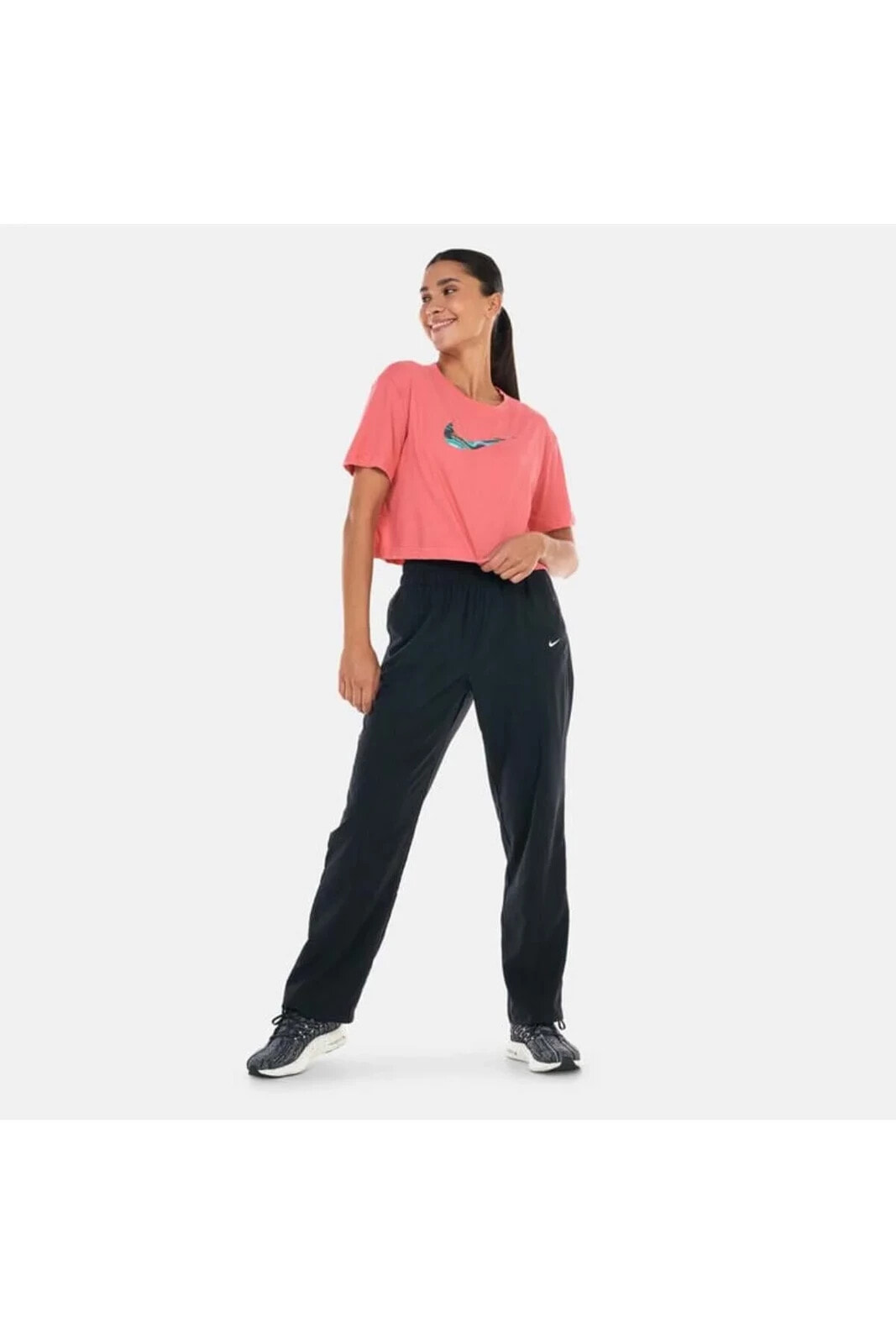 Dri-Fit Yoga Crop Kadın Pembe T-Shirt FB8842-894