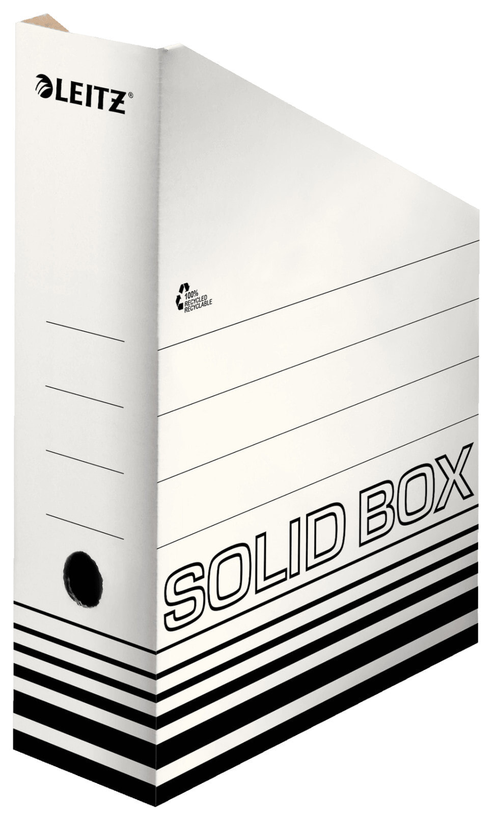 Leitz 46070001 файловая коробка/архивный органайзер Картон Черный, Белый