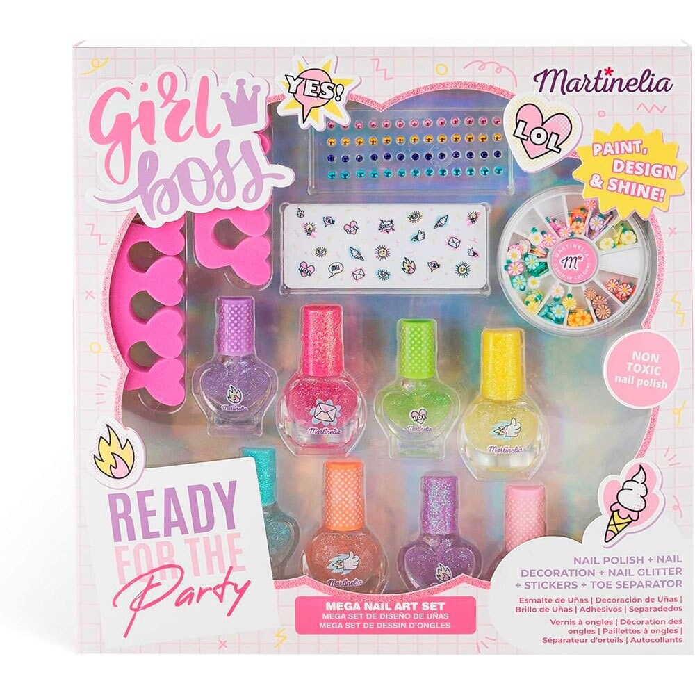 AQUARIUS COSMETIC Martinelia Super Girl Mega Art Nails Set