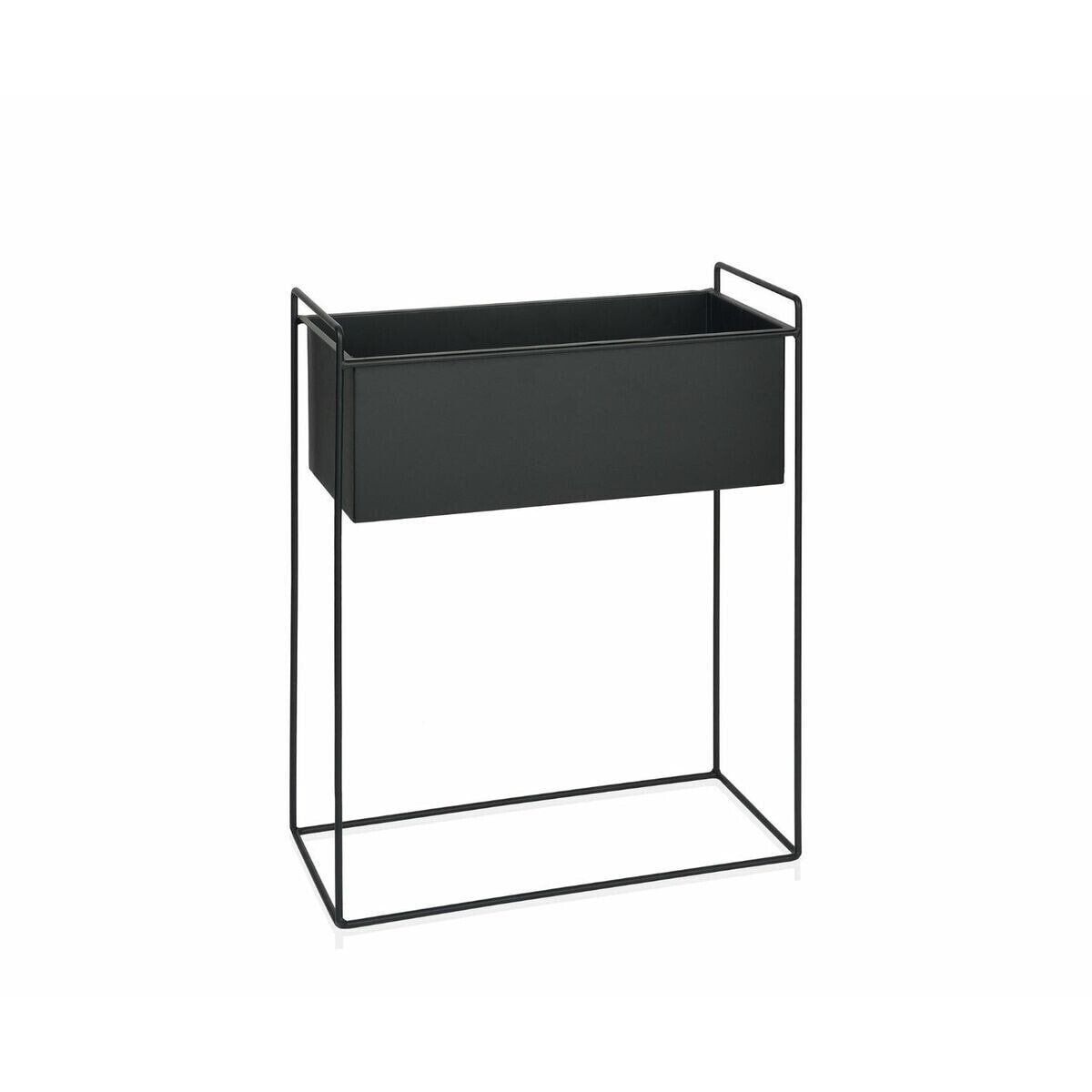 Planter with stand Alexandra House Living Black Metal 51 x 24 x 65 cm